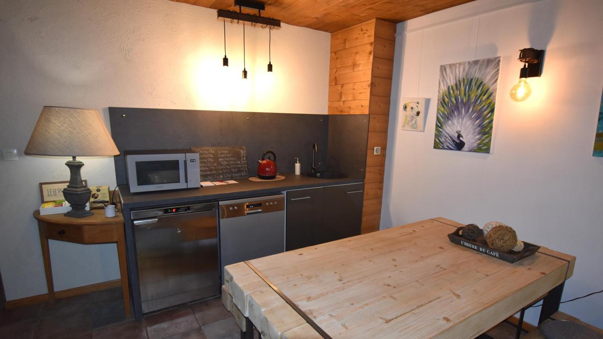 La Cle Des Bois Bed & Breakfast Le Bourg-dʼOisans Dış mekan fotoğraf